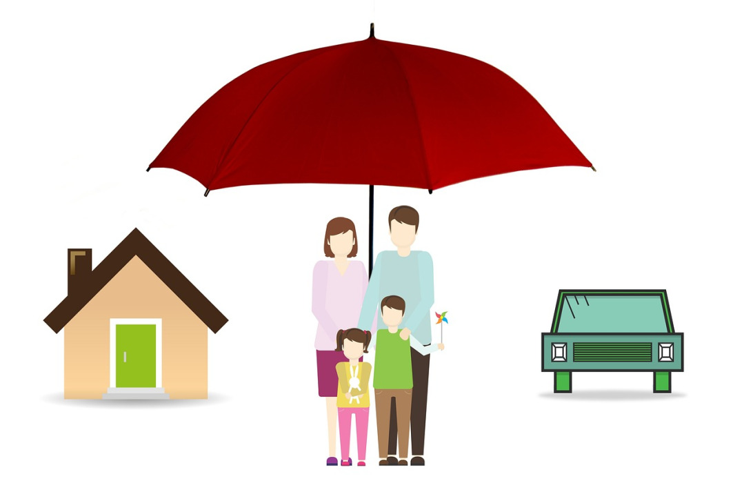 life insurance family couple at home